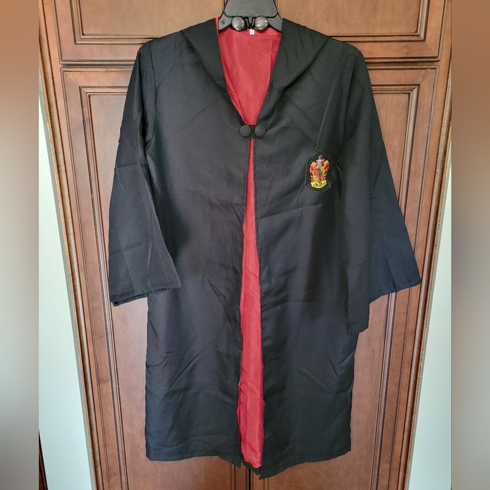 Gryffindor Harry Potter Cosplay Halloween Black Robe Size Large